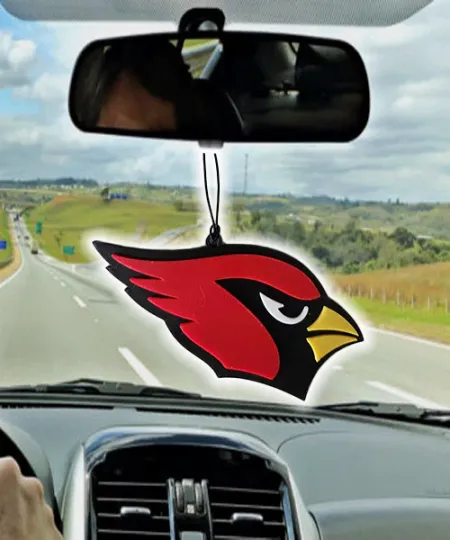 Arizonna Cardinals Car Rearview Mirror Ornament, Arizonna Cardinals  Ornament