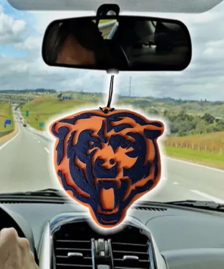 Discover Chicago Bears Car Rearview Mirror Ornament, Chicago Bears Tree Ornament