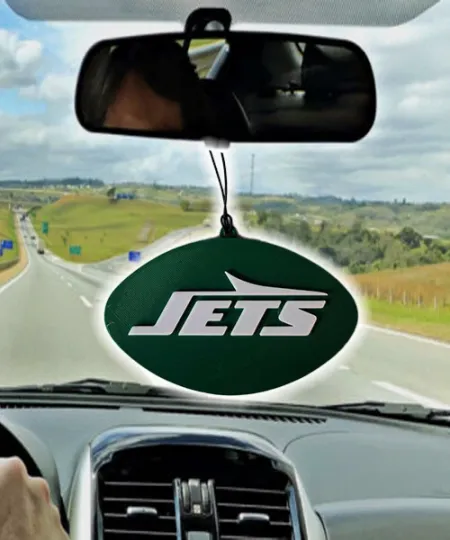 Discover New York Jets Car Rearview Mirror Ornament, New York Jets Tree Ornament