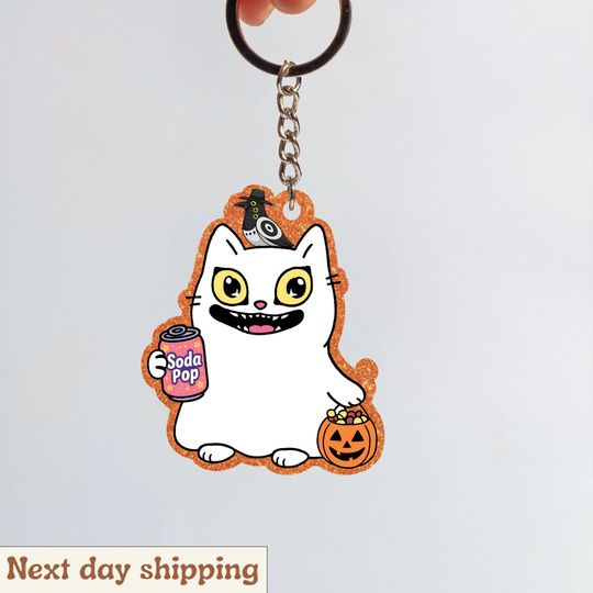 Kpop Demon Hunters Tiger Keychain Tag, Soda Pop Halloween,Hunters Tiger fan Tag, Derpy Tiger Bird Demon,Kpop Demon Hunters Acrylic Keychain