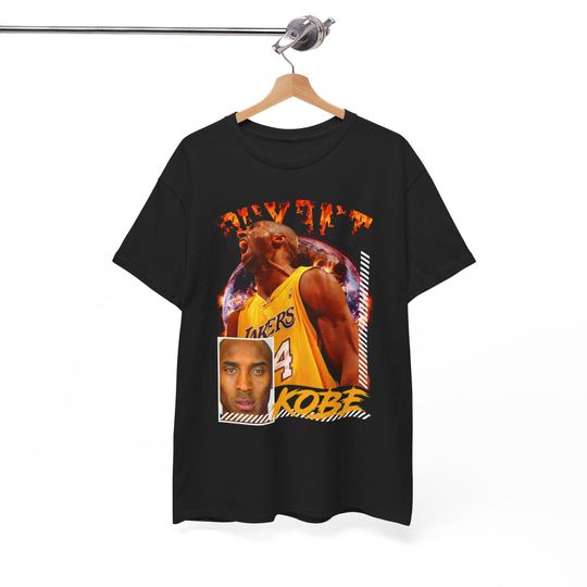 Discover Kobe Bryant v34 Los Angeles Lakers Lebron James Shaq Pau Gasol Luka Doncic Vlade Divac Bronny James Derick Fisher Vintage TShirt Throwback