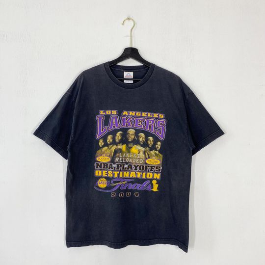 Vintage Los Angeles Lakers T-Shirt Kobe Bryant Sportswear Black