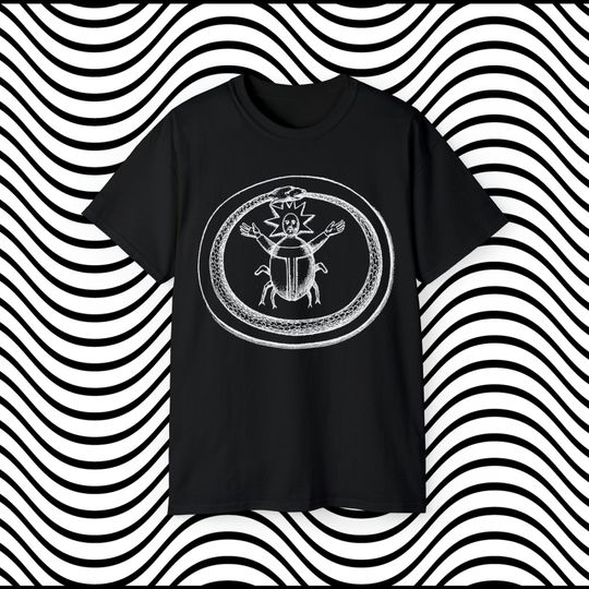 Discover Ouroboros and Scarab Unisex Ultra Cotton Tee