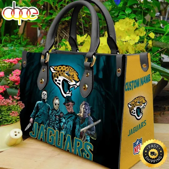 Discover Jacksonvilles Team_Jaguarss Leather Bag, Personalized Halloween Leather Bag