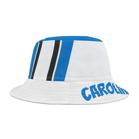 Unisex Carolina Football Themed Bucket Hat,  Panthers Football Hat, Carolina Panthers Hat, Cute Bucket Hat, Gift