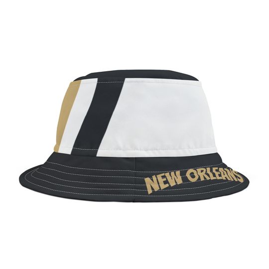 Discover Unisex New Orleans Football Themed Bucket Hat, Football Hat, New Orleans Bucket Hat, Cute Hat, Football fan hat, game day hat, gift