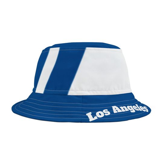 Unisex Bucket Hat, Los Angeles bucket hat, L.A. baseball themed hat, summer hat, baseball fan hat, Los Angeles baseball, LA baseball, LA hat