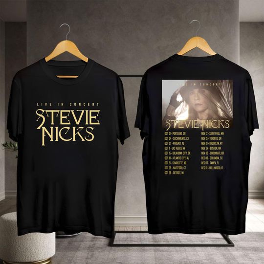Discover 2025 Stevie Nicks Tour T-Shirt, Stevie Nicks Fan Shirt, Stevie Nicks 2025 Concert Shirt