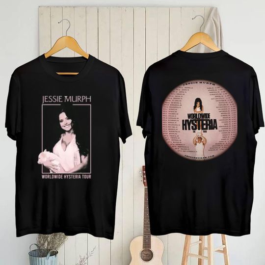 Discover 2025 Tour Jessie Murph Worldwide Hysteria T-Shirt, Graphic Jessie Murph Shirt