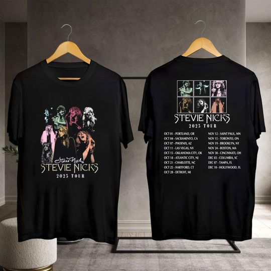 Stevie Nicks Shirt, Stevie Nicks Fan Shirt, 2025 Live In Concert Stevie Nicks