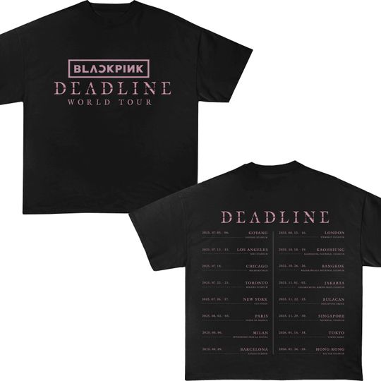 BLACKPINK Deadline Tour T-shirt, BlackPink T-shirt