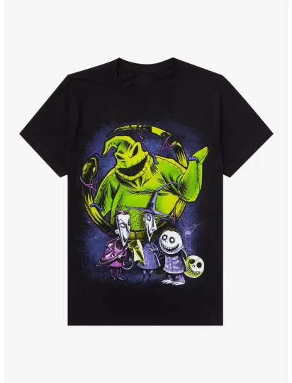 Oogie Boogie Lock Shock Barrel Halloween T-Shirt Men