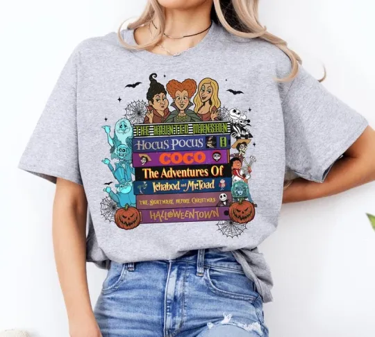 The Haunted Mansion Hocus Pocus Nightmare Before Christmas T-Shirt