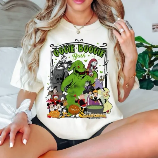 Discover Oogie Boogie Bash Nightmare Before Christmas Characters T-Shirt Men Women