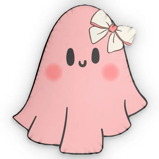 Discover Playful Ghost Shaped Pillow: Custom Plush Accent for Creative Home Décor