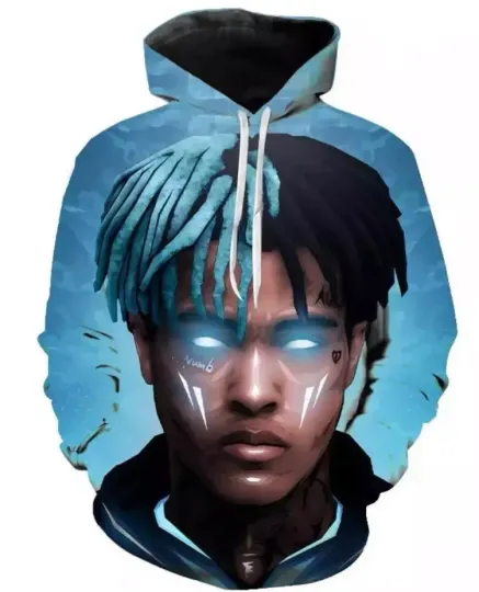3D Hoodie US Size Graphic XXXTentacion Gift for Fans
