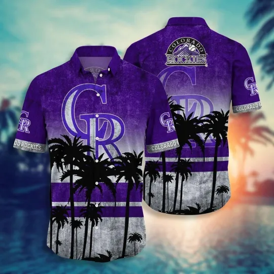 Discover Colorado Baseball Team Rockiess Hawaiian Shirt