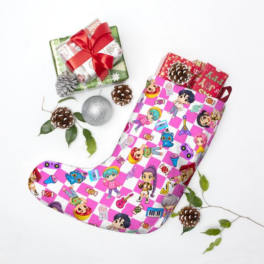 K pop Christmas Stockings