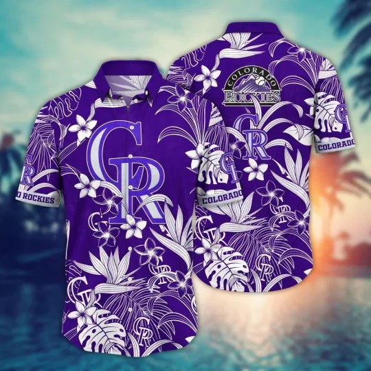 Discover Colorado Baseball Team Rockiess Hawaiian Shirt