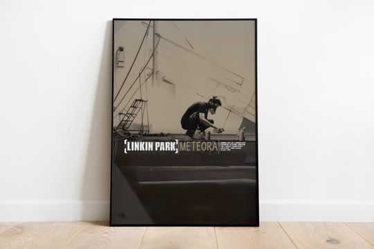 Discover Linkin Park Meteora Album Poster, Nu Metal Music Wall Art, Rock Music Wall Art