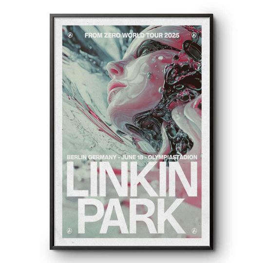 Discover Linkin Park Tour Berlin Poster June 18th 2025-Portrait - Poster