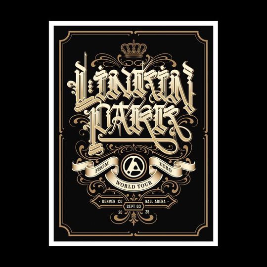 Discover Linkin Park From Zero World Tour 2025 Poster