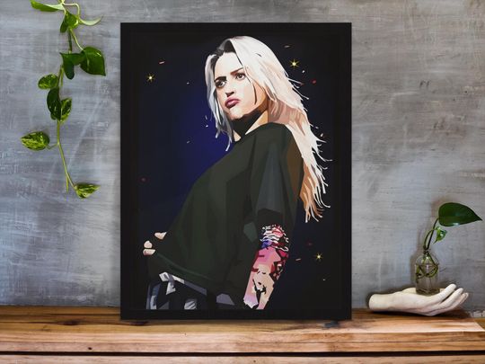 Emily Armstrong Linkin Park Lead Vocalist Poster Print | Rock Music Wall Art