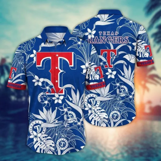 Discover Texas Baseball Team Rangerss Hawaiian Shirt
