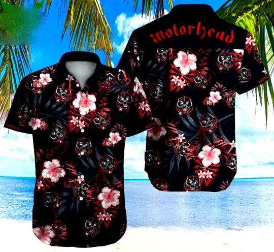 Tropical Motorhead Hawaiian Shirt Men’s Summer Beach Unisex Shirt