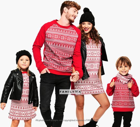 Family Christmas Sweaters, Holiday Sweaters, Christmas Outfits, Matching Jumpers, Ugly Christmas Sweatshirt, Mommy And Me Christmas Dresses