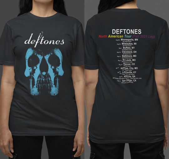 unisex Tshirt Deftone, Sweatshirt Deftone, Hoodie Deftone North american tour leg
