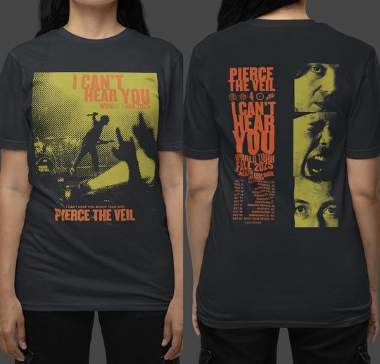 Tshirt pierce the veil, pierce the veil, Hoodie pierce the veil American tour 2025