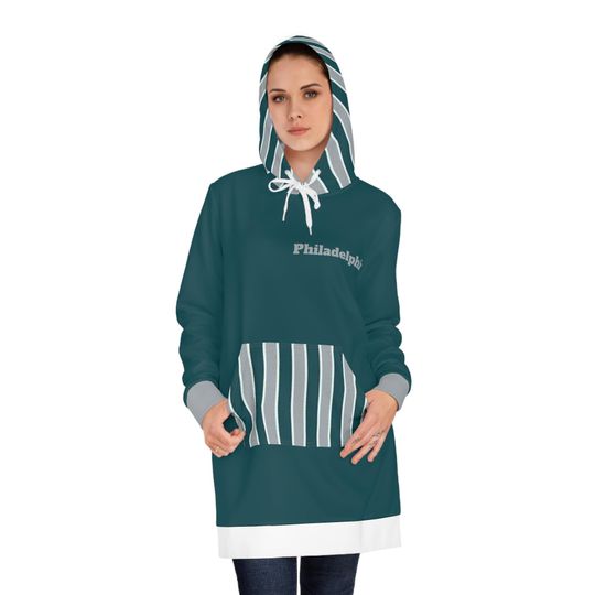 Discover Philadelphia Football Women's Hoodie Dress, Philadelphia Women's hoodie,  cute sweater dress, gift