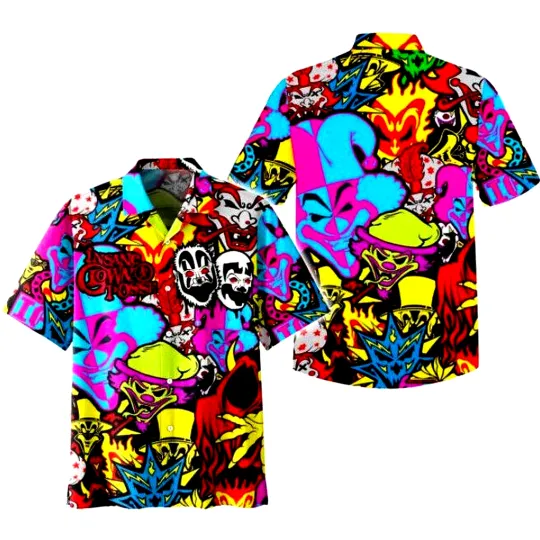 Discover Insane Clown Posse Hawaiian Shirt, Casual Shirt, Summer Gift For Family And Frie