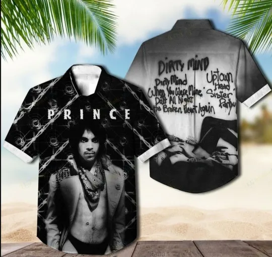 Discover Prince Dirty Mind Album Cover Hawaiian Shirt, shirt US size