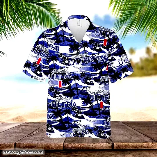 Discover NEW Michelob Ultra Beer Hawaiian Shirt, Beer Shirts Men Hawaiian Shirt