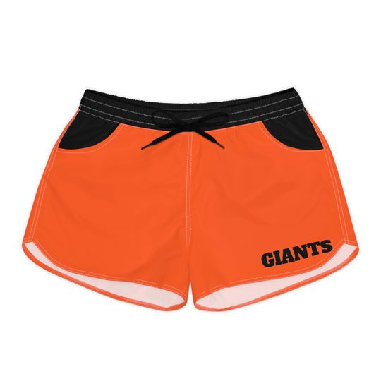 Orange and Black Women's Shorts, San Francisco Baseball Themed Shorts, Game day shorts, Cute Shorts, baseball fan shorts, gift