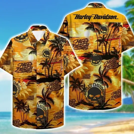 Discover Hawaiian Shirt Haarleyy Davidson Hawaii Shirt