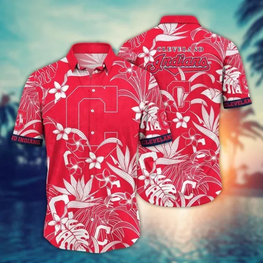 Cleveland Baseball Team Indians Hawaiian Shirt