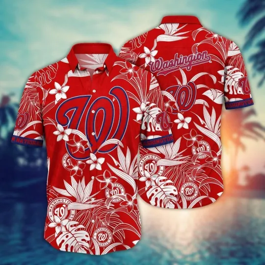 Discover Washington Baseball Team Nationalss Hawaiian Shirt