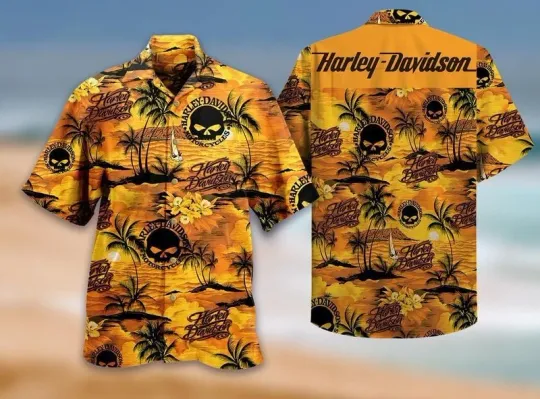 Discover Hawaiian Shirt Haarleyy Davidson Hawailian Shirt