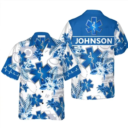Discover Paramedic Name Custom Hawaiian Shirt