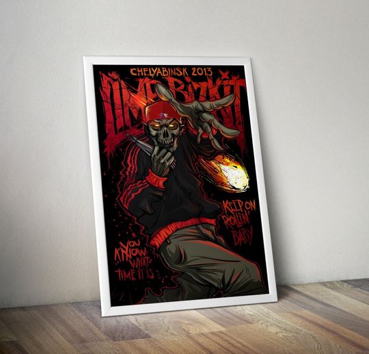 Limp Bizkit Poster, Vintage Poster, Album Poster Print, Album Cover Poster