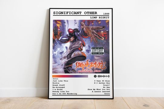 Limp Bizkit Poster Print, Significant Other Album Poster, Music Poster