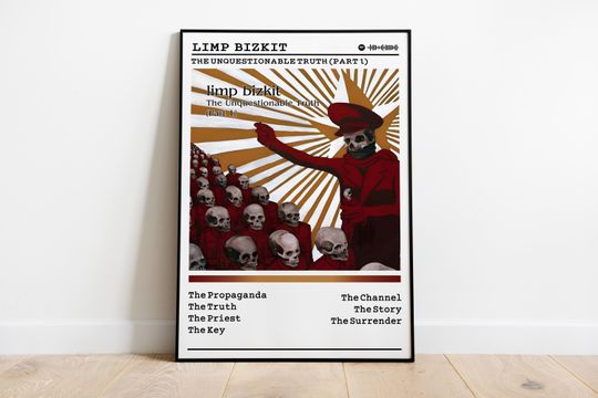 Limp Bizkit Album Poster: The Unquestionable Truth Pt. 1, Rock Music Print