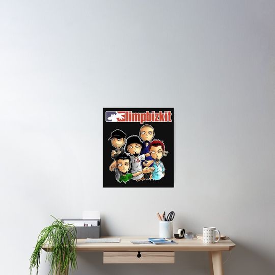 Limp Bizkit Poster - Iconic Rock Band Wall Art for Music Enthusiasts