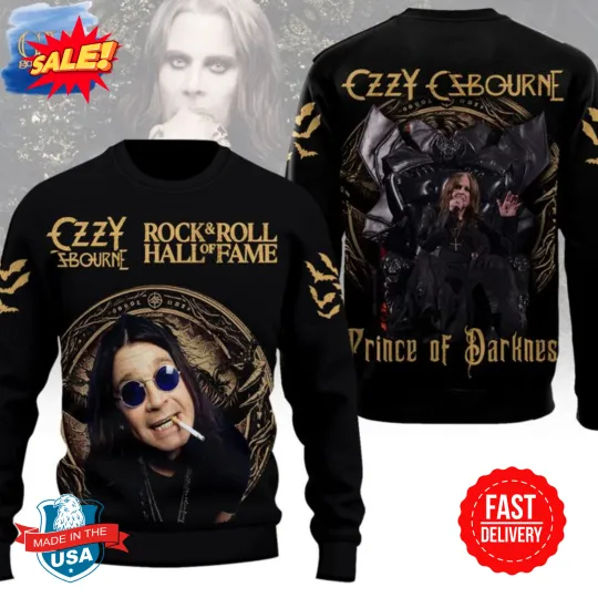 Ozzy Osbourne Prince Of Darkness Ugly Sweater