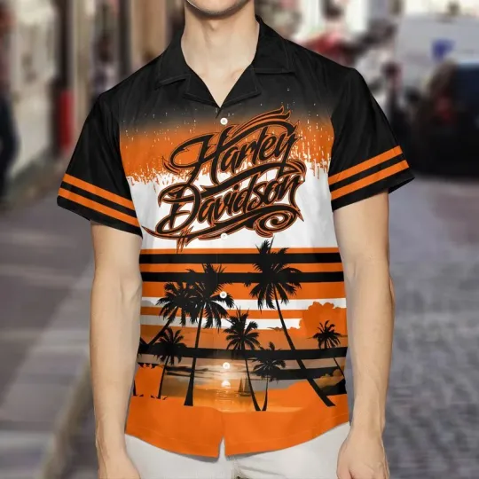 Discover Hawaiian Shirt Haarleyy Davidson Hawaii Shirt