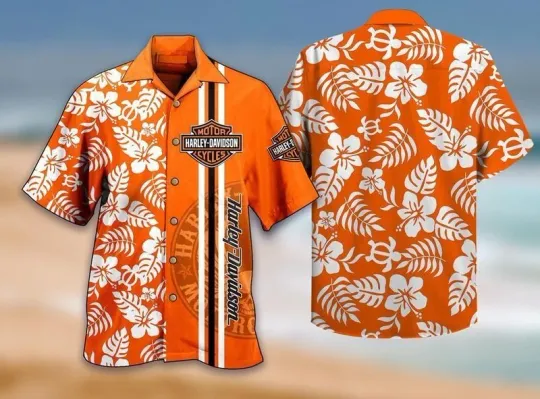 Hawaiian Shirt Haarleyy Davidson Hawailian Shirt