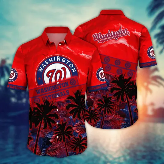 Discover Washington Baseball Team Nationalss Hawaiian Shirt